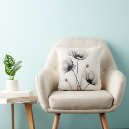 Cojín Decorativo Popas Blancas Luminosas Neutrales De Ava