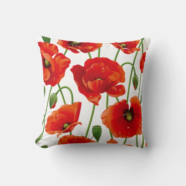Cojín decorativo Poppies (Anverso)