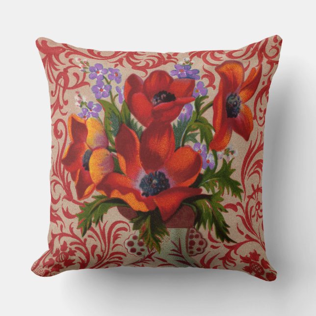 Cojín Decorativo Poppies Pillow (Anverso)