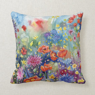 Cojín decorativo "Poppy Meadow"