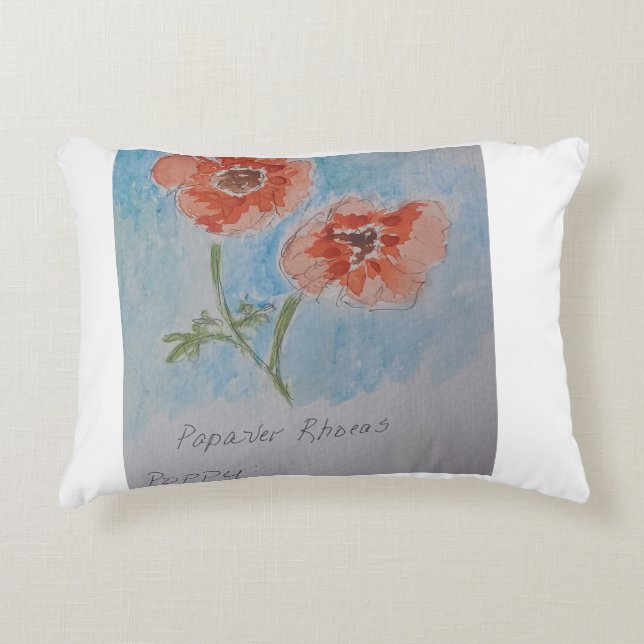 Cojín Decorativo Poppy Pillow (Anverso)