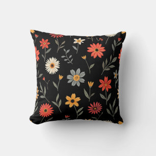Cojín Decorativo Popular Colección de flores de época