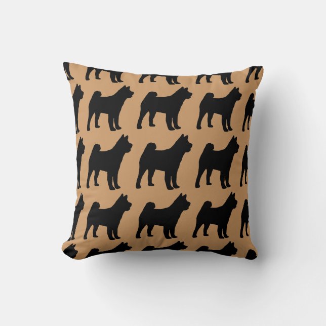 Cojín Decorativo Por amor a Akitas (Anverso)
