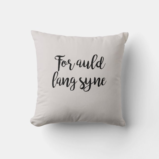 Cojín Decorativo Por Auld Lang Syne (Anverso)