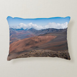 Cojín Decorativo por encima del cráter de haleakala a lo largo de l