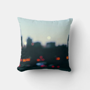 Cojín Decorativo Por la noche Varsovia: Silhouette de cristales bor
