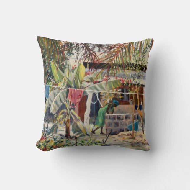 Cojín Decorativo Por la pared 2009 (Anverso)