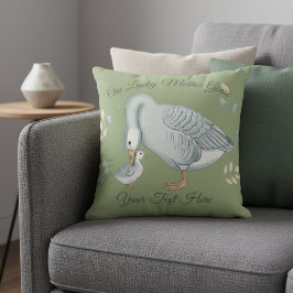 Cojín Decorativo Por Siempre Tu Pequeño Ansarón Regalo del Día de l