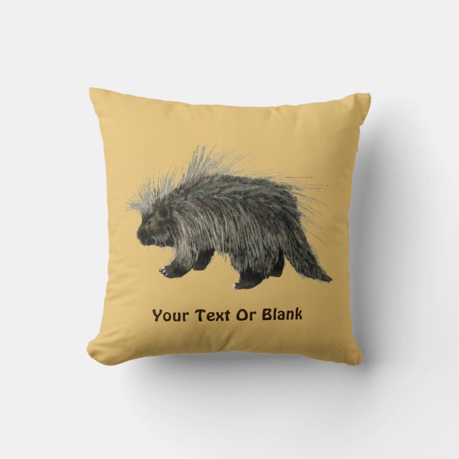 Cojín Decorativo Porcupina (Anverso)