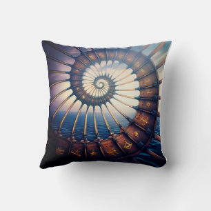 Cojín Decorativo Portal De Estrellas De Madera En El Agua