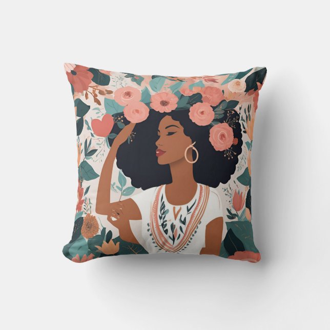 Cojín Decorativo Portátil de fotos espirales (Anverso)