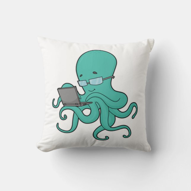 Cojín Decorativo Portátil Octopus (Anverso)