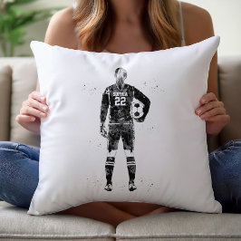 Cojín Decorativo Portera de fútbol femenino