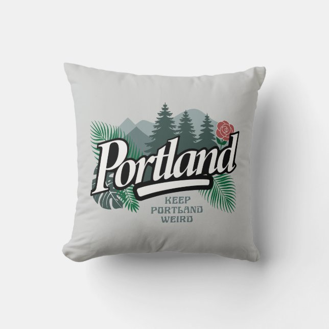 Cojín Decorativo Portland Oregon (Anverso)