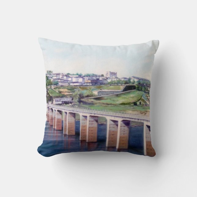 Cojín Decorativo Portomarín (Lugo) (Anverso)