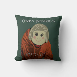 Cojín Decorativo Posibilidades divertidas, sigan intentando