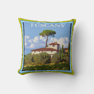 Cojín decorativo Poster de la Toscana Italia