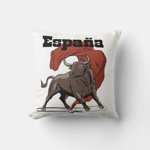 Cojín Decorativo Póster de viaje por España