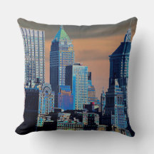 Poster del distrito financiero en Manhattan