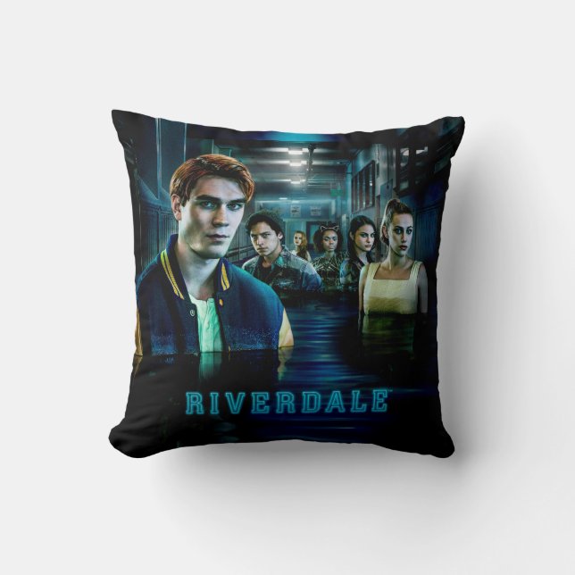 Cojín Decorativo Poster del paso elevado de Riverdale (Anverso)