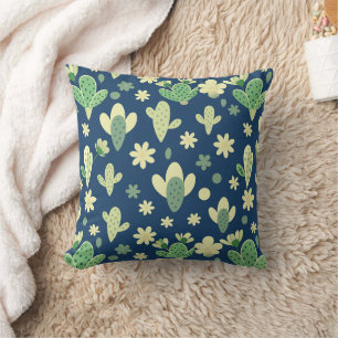 Cojín Decorativo Poster Desert Cactus & Succulent Pattern