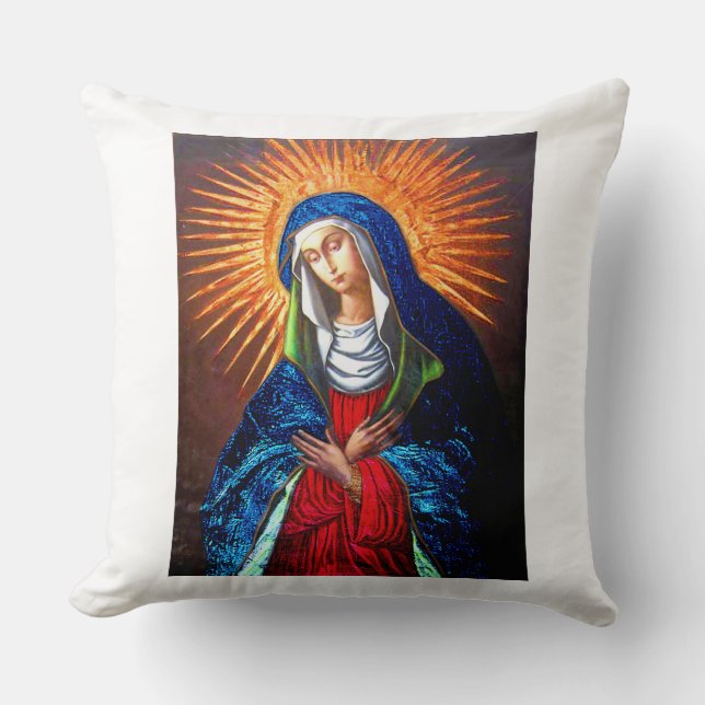 Cojín Decorativo Poster restaurado de la pintura original Queen of  (Anverso)