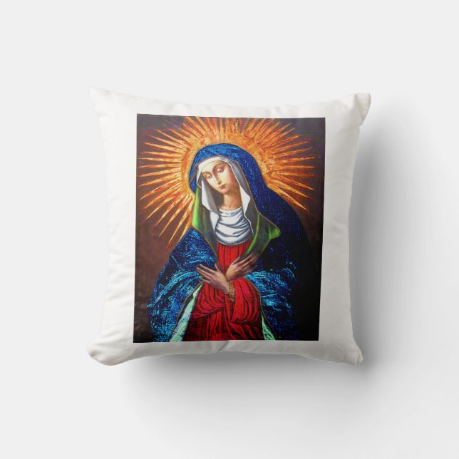 Cojín Decorativo Poster restaurado de la pintura original Queen of  (Anverso)