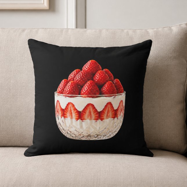 Cojín Decorativo Postre de Fresa (Subido por el creador)