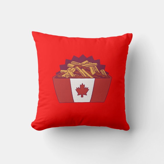 Cojín decorativo Poutine (Anverso)