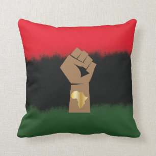 Cojín Decorativo Power Fist Africa RBG