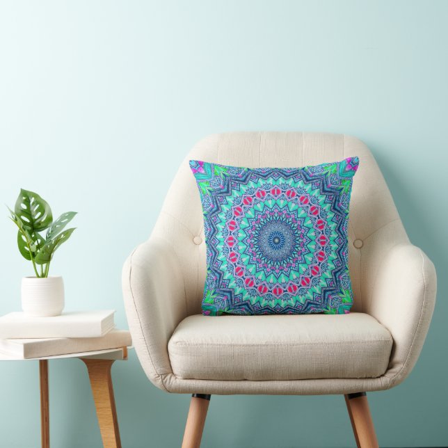 Cojín Decorativo Power Mandala Seamless Pattern 4 (Silla)