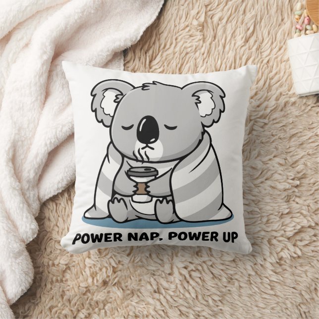 Cojín Decorativo Power Nap Power Up Cute Koala (Manta)