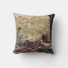 Cojín Decorativo Prairie Dog Family