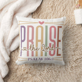 Cojín Decorativo Praise the Lord Throw Pillow