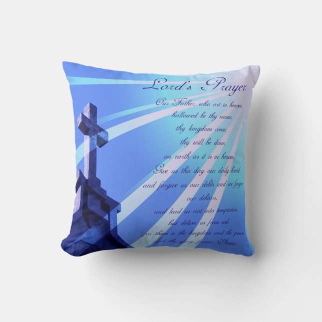 Cojín Decorativo Prayer Design Pillow de señor (Anverso)