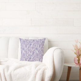 Cojín Decorativo Precioso Baño de Novia de Flores de Lavanda