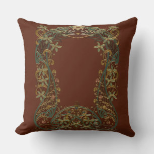 Cojín Decorativo Precioso Floral Nouveau Con Lirio