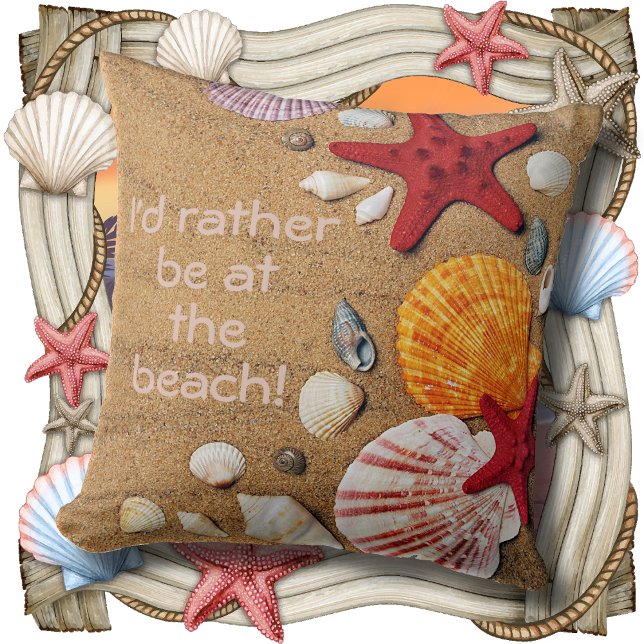 COJÍN DECORATIVO - Prefiero Estar En La Playa - Do (Subido por el creador)