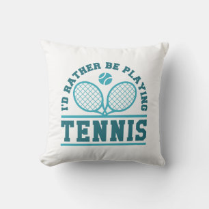 Cojín Decorativo Prefiero jugar al tenis
