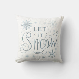 Cojín Decorativo ¡Prepárate para el invierno! Dejar Que La Nieve