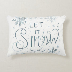 Cojín Decorativo ¡Prepárate para el invierno! Dejar Que La Nieve