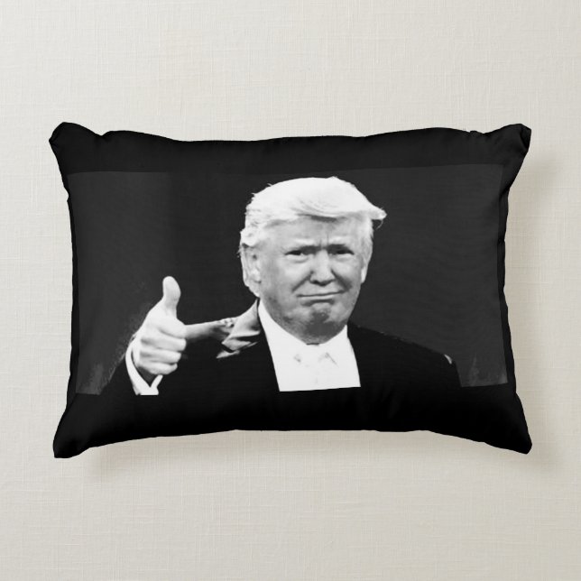 COJÍN DECORATIVO PRESIDENTE DONALD TRUMP PILLOWS (Anverso)
