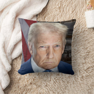 Cojín Decorativo Presidente estadounidense Donald Trump Foto 2025