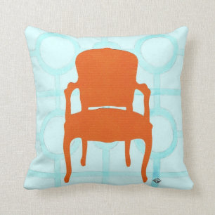 Cojín Decorativo PRESIDENTE naranja SILHOUETTE CUSHION