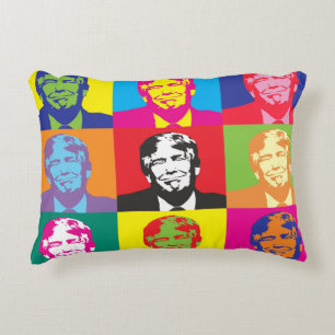 Cojín Decorativo Presidente Trump Arte Pop