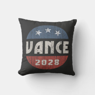 Cojín Decorativo Presidente Vance 2028 J.D. Vance 28 Vota Vance 202