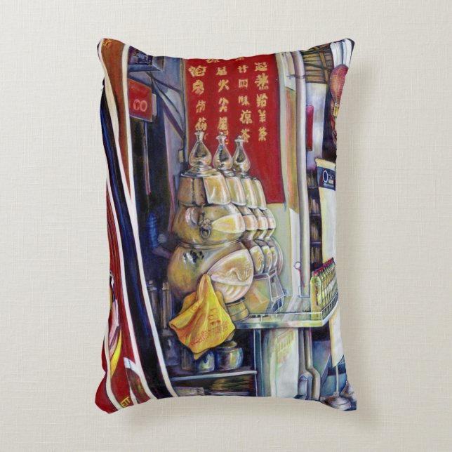 Cojín Decorativo Presuntamente probabilístico, Singapur (Frente (Vertical))