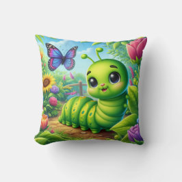 Cojín Decorativo Pretende que soy un niño adulto de oruga