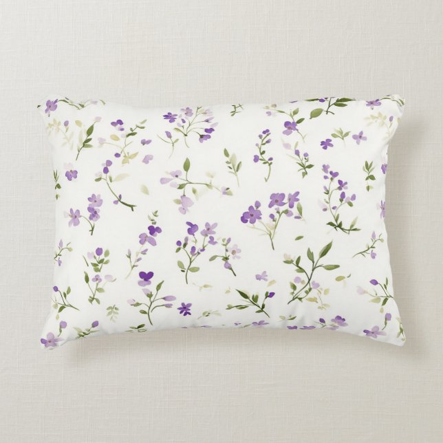 Cojín Decorativo Pretty Lavender Flowers (Anverso)