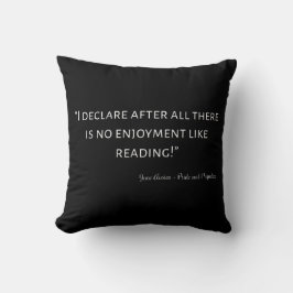 Cojín Decorativo Pride and Prejudice Quote III